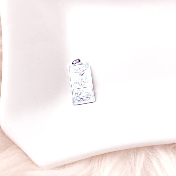 💎RARE💎Estate International Monetary Mint .999 Fine Sterling Silver Tag P… - Picture 1 of 8